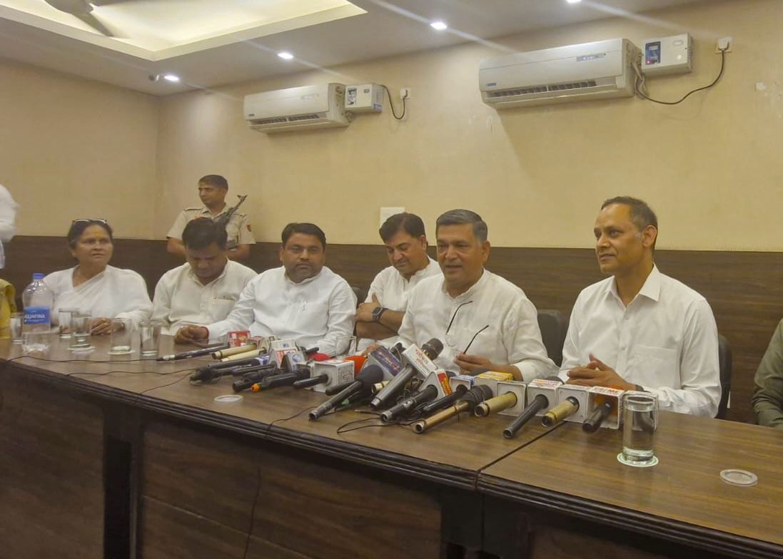 MLA Satish Phaganna press conference