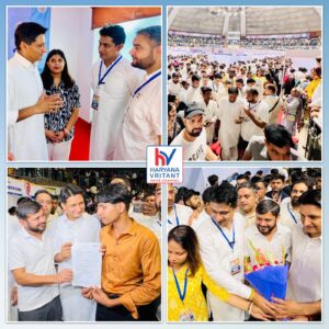 भारतीय युवा कांग्रेस (IYC) ने दिल्ली के Talkatora Stadium में आयोजित किया जॉब फेयर