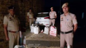 Jind : थाना सदर नरवाना पुलिस की बड़ी कार्रवाई, अवैध शराब से भरी कार को किया जब्त , आरोपी फरार।