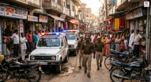 झज्जर में सरेआम गोलीबारी से दहशत, नकाबपोश बदमाशों ने बरसाई गोलियां