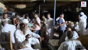 चानौत में पुलिस ने अनशनकारियों को उठाने की कोशिश की, विरोध के बाद लौटी