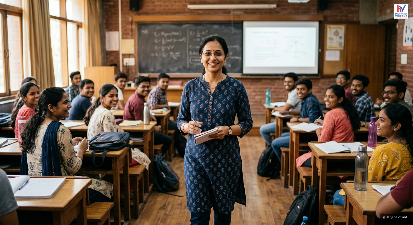 हरियाणा: हजारों अनुबंधित लेक्चरर्स को बड़ी राहत, 6 माह में नियमितीकरण की घोषणा