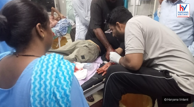 फतेहाबाद: शराब ठेके पर सशस्त्र लूट, युवक की कलाई काटी, 40 हजार लूटे